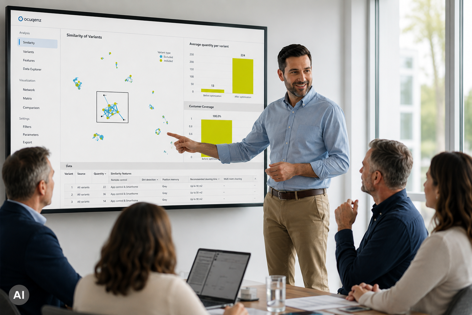Datenbasierte Analyse von Produktvarianten im Produktmanagement