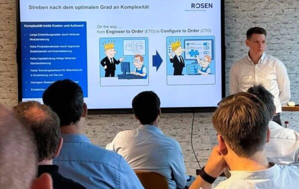 Vortrag zur modularen Produktarchitektur und Modularisierung bei ROSEN