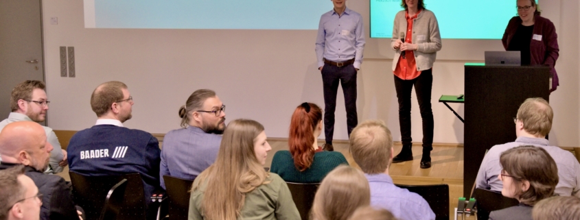 Philipp Abel & Alexandra Brisch von Eppendorf auf dem Industrieforum 2023 zum Thema "Produkte schneller entwickeln"